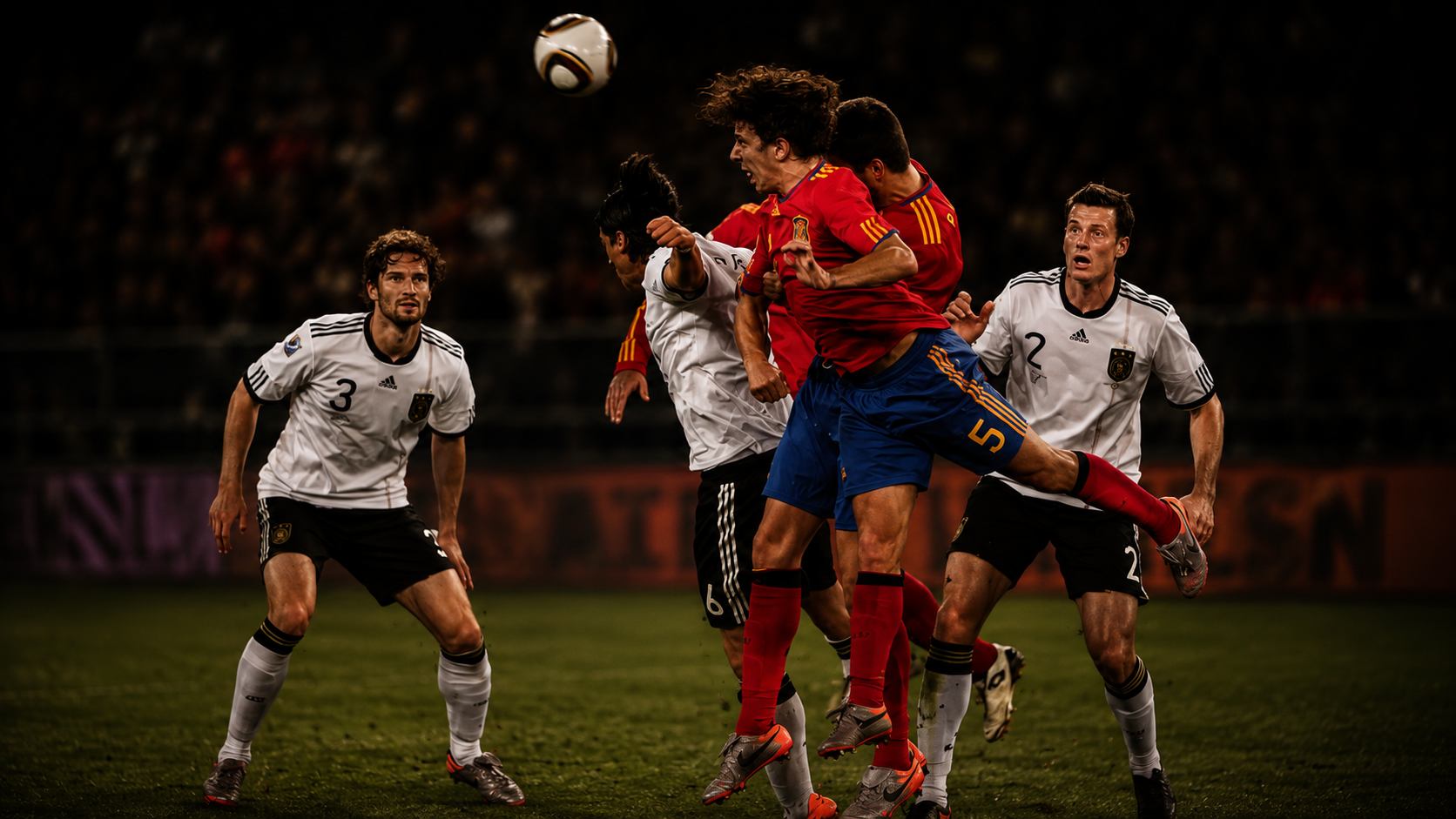 Puyol cabezazo semifinal Mundial 2010